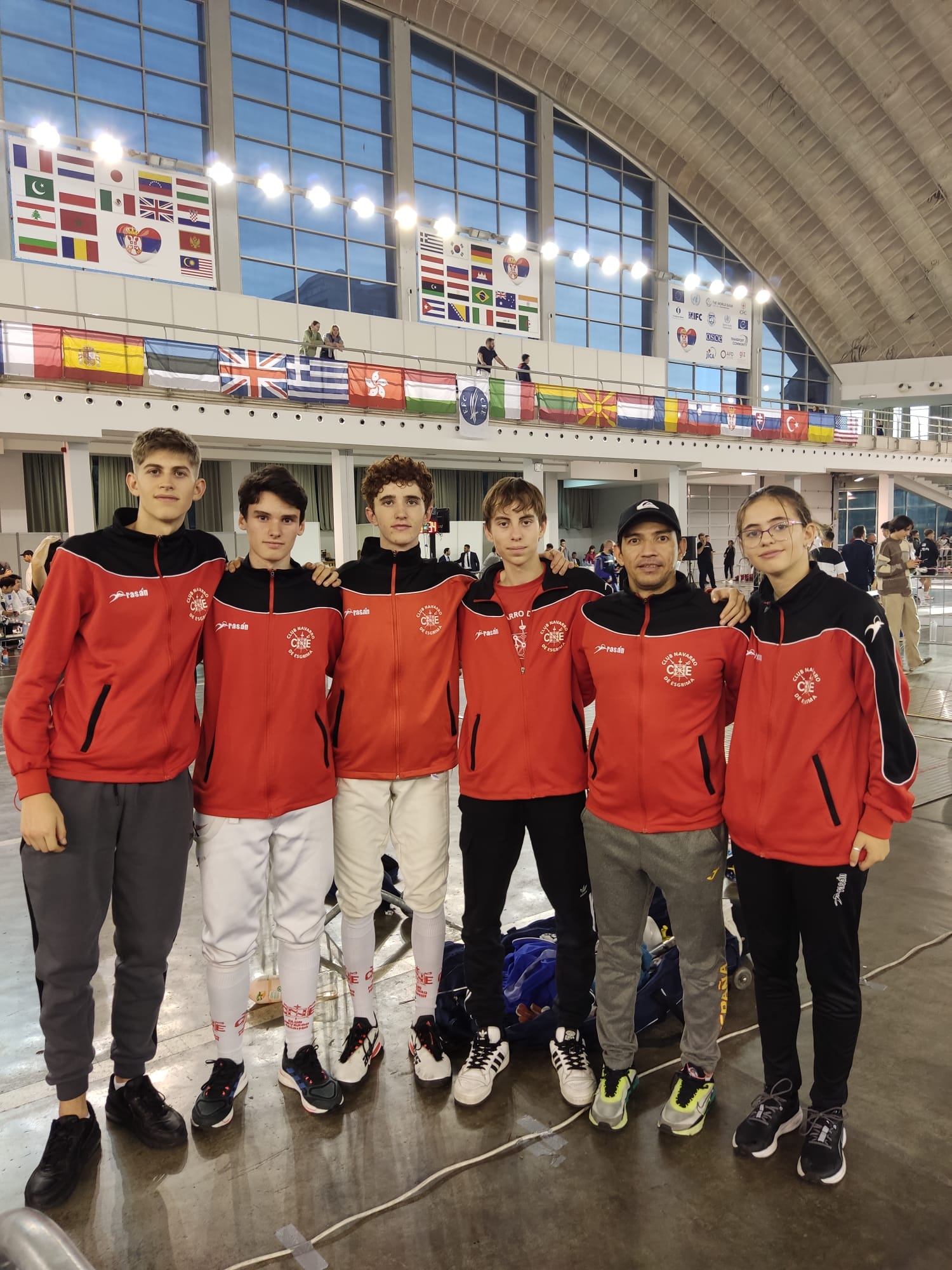 Navarros en el Circuito Cadete Europeo de Belgrado